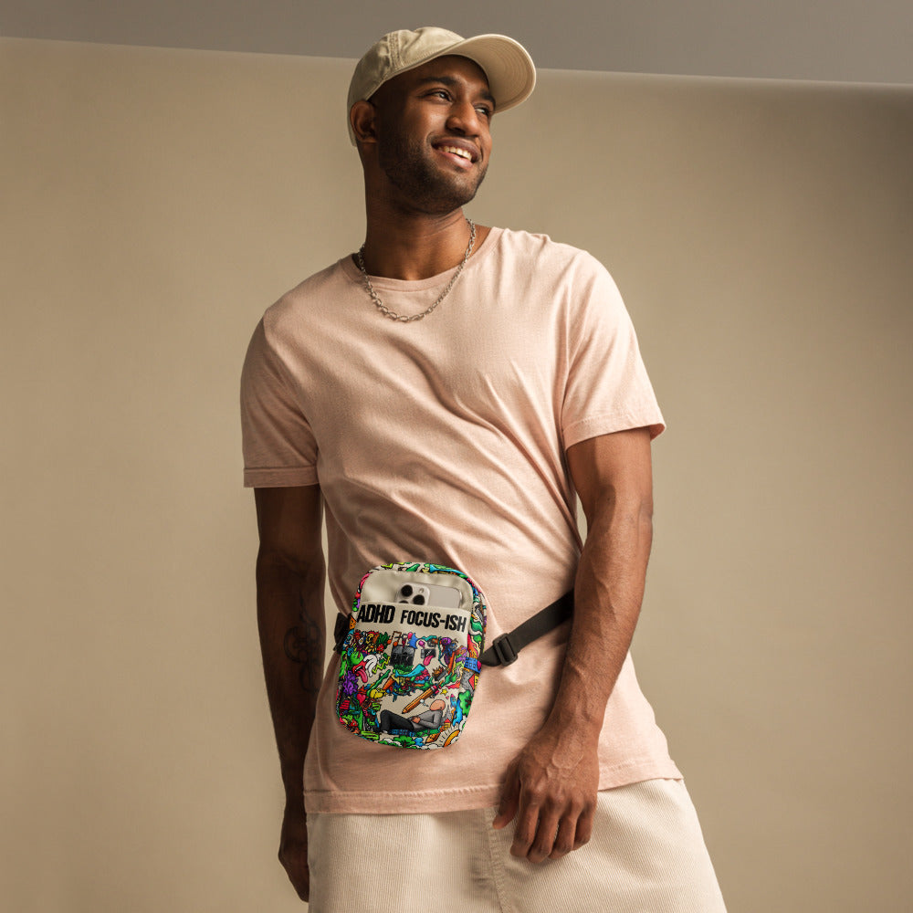 illtochill-adhd-awareness-attention-deficit-hyperactivity-disorder-gift-utility-crossbody-bag