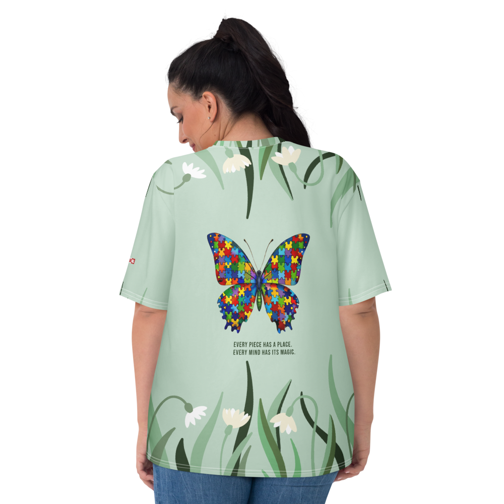 Autism Identity All-Over Print T-Shirt – Statement Apparel for Acceptance ILLTOCHILL - ILLTOCHILL autism awareness merchandise
