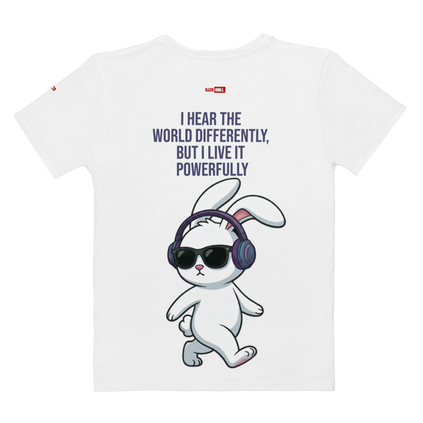 ILLTOCHILL Hard of hearing support gift for hearing impaired unisex cotton crew neck t-shirt