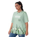 Autism Identity All-Over Print T-Shirt – Statement Apparel for Acceptance ILLTOCHILL - ILLTOCHILL autism awareness merchandise