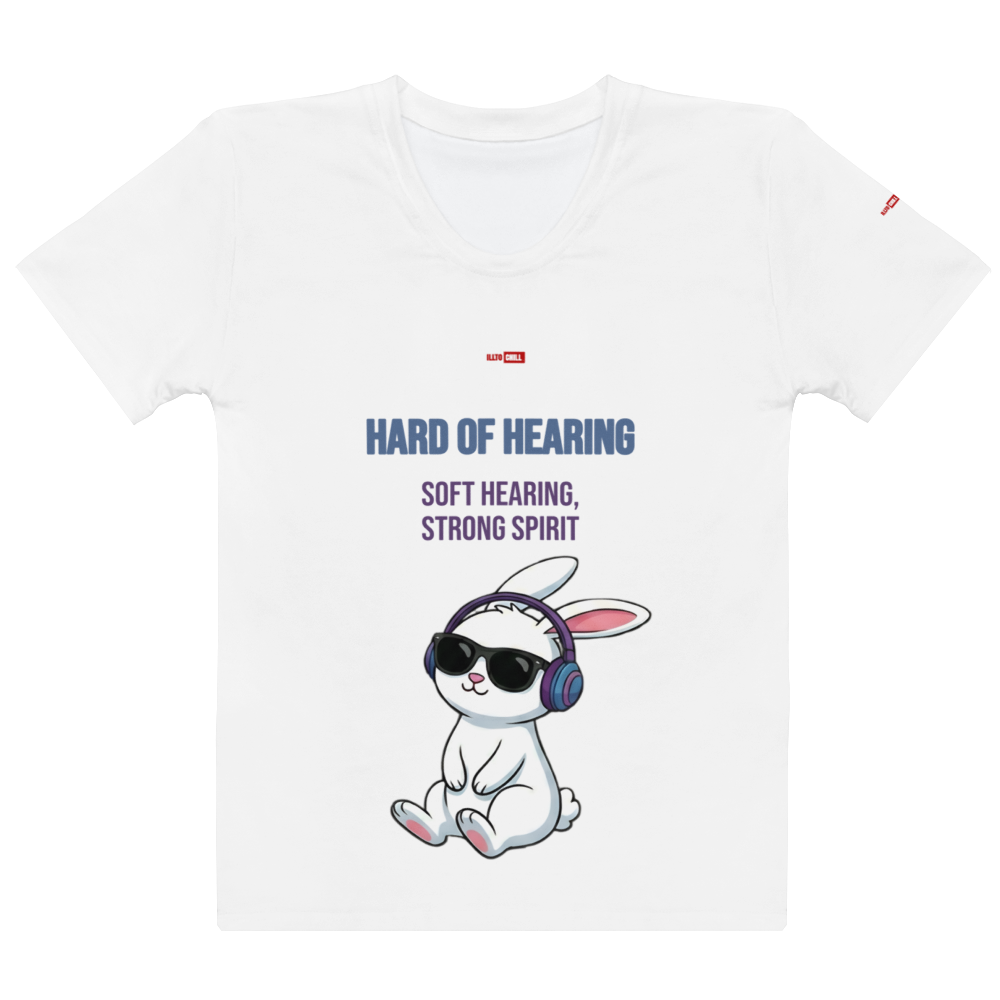 Hard of Hearing and Done Explaining Cotton Crew Neck T-Shirt – ILLTOCHILL Everyday Edge