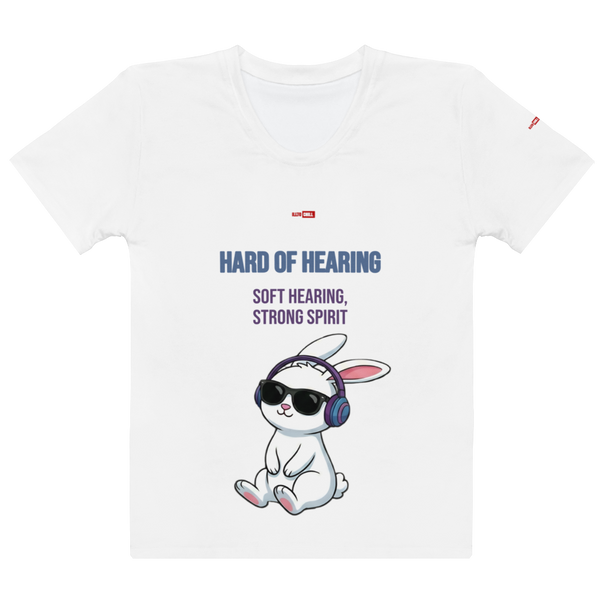 ILLTOCHILL Hard of hearing support gift for hearing impaired unisex cotton crew neck t-shirt