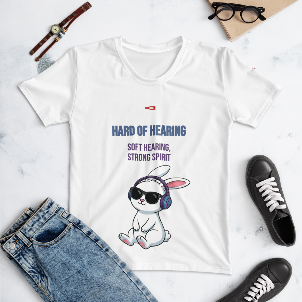 Hard of Hearing and Done Explaining Cotton Crew Neck T-Shirt – ILLTOCHILL Everyday Edge