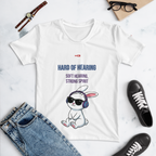 Hard of Hearing and Done Explaining Cotton Crew Neck T-Shirt – ILLTOCHILL Everyday Edge