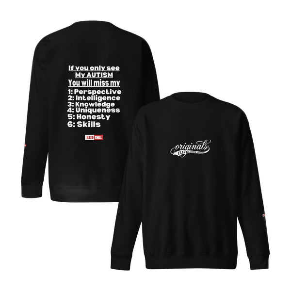 ILLTOCHILL autism-awareness-unisex-premium-sweatshirt main product image — white background