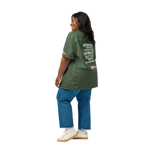 ILLTOCHILL autism-unisex-button-shirt main product image — white background