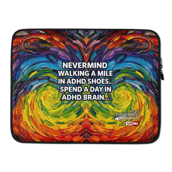 Carry The Chaos ADHD Laptop Sleeve — Awareness | ILLTOCHILL