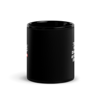 OCD and Caffeinated: Black Glossy Mug for Every Intrusive Thinker | ILLTOCHILL