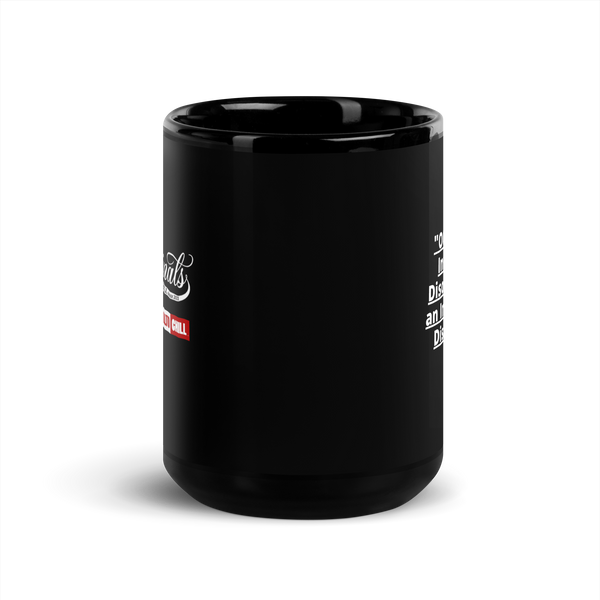 OCD Black Glossy Mug