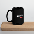 OCD and Caffeinated: Black Glossy Mug for Every Intrusive Thinker | ILLTOCHILL