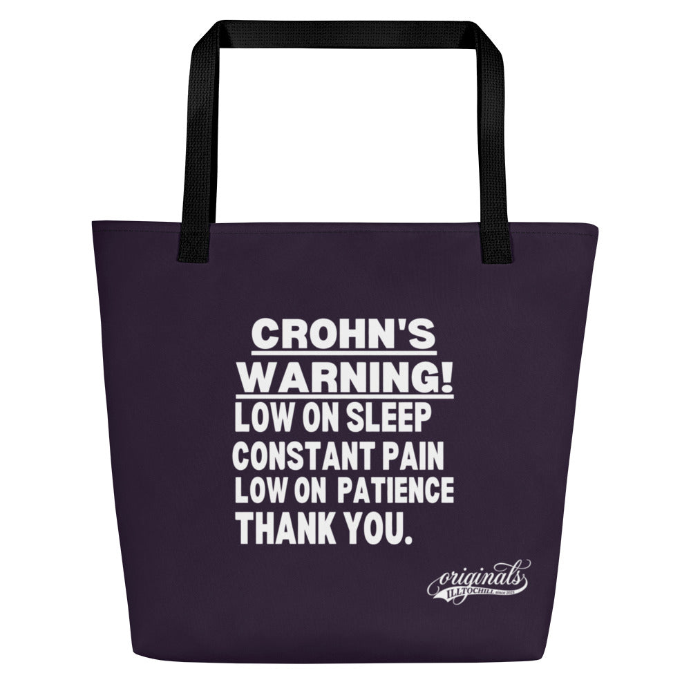 ILLTOCHILL Crohn's Tote Bag