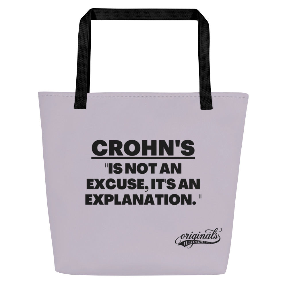 ILLTOCHILL Crohn's Tote Bag