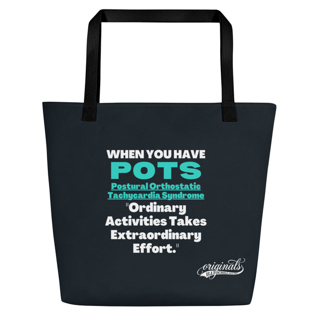 POTS All-Over Print Large Tote Bag | Carry It With You | ILLTOCHILL