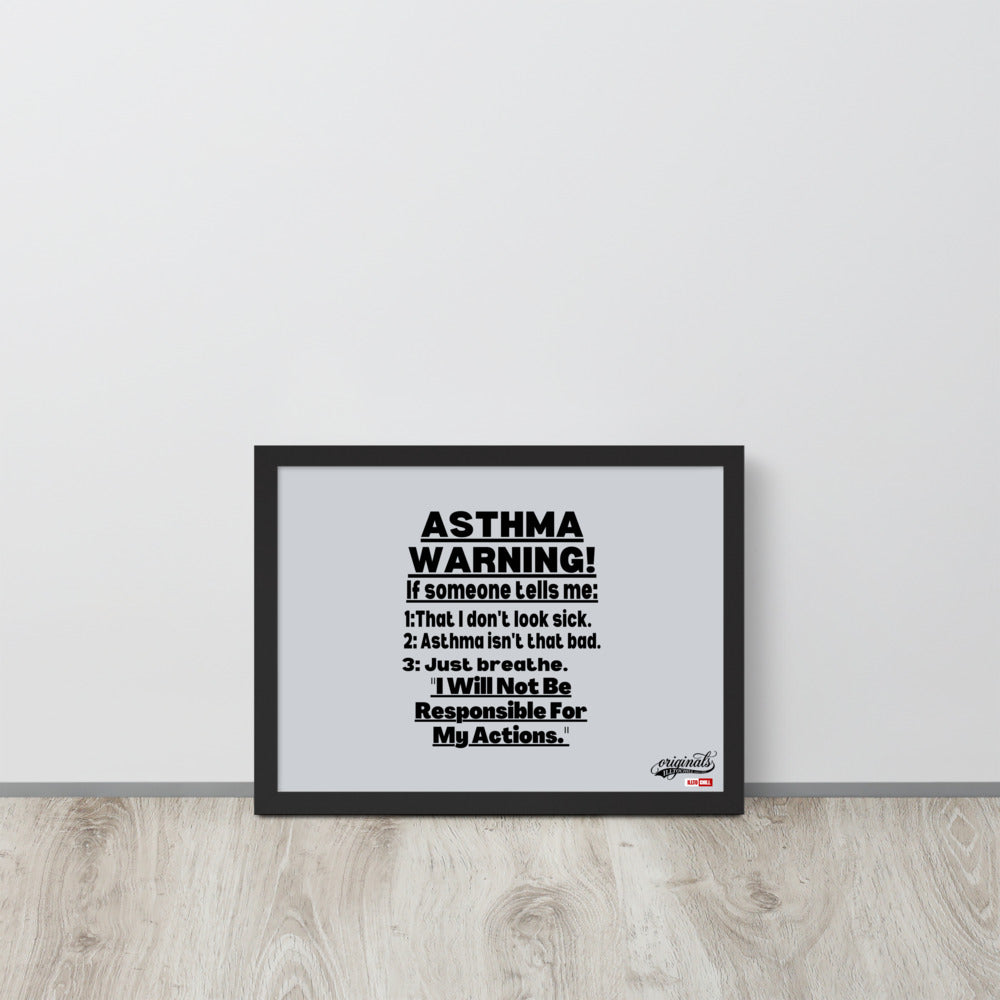 ILLTOCHILL Asthma Poster