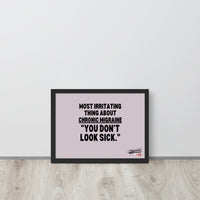 ILLTOCHILL Migraine Poster