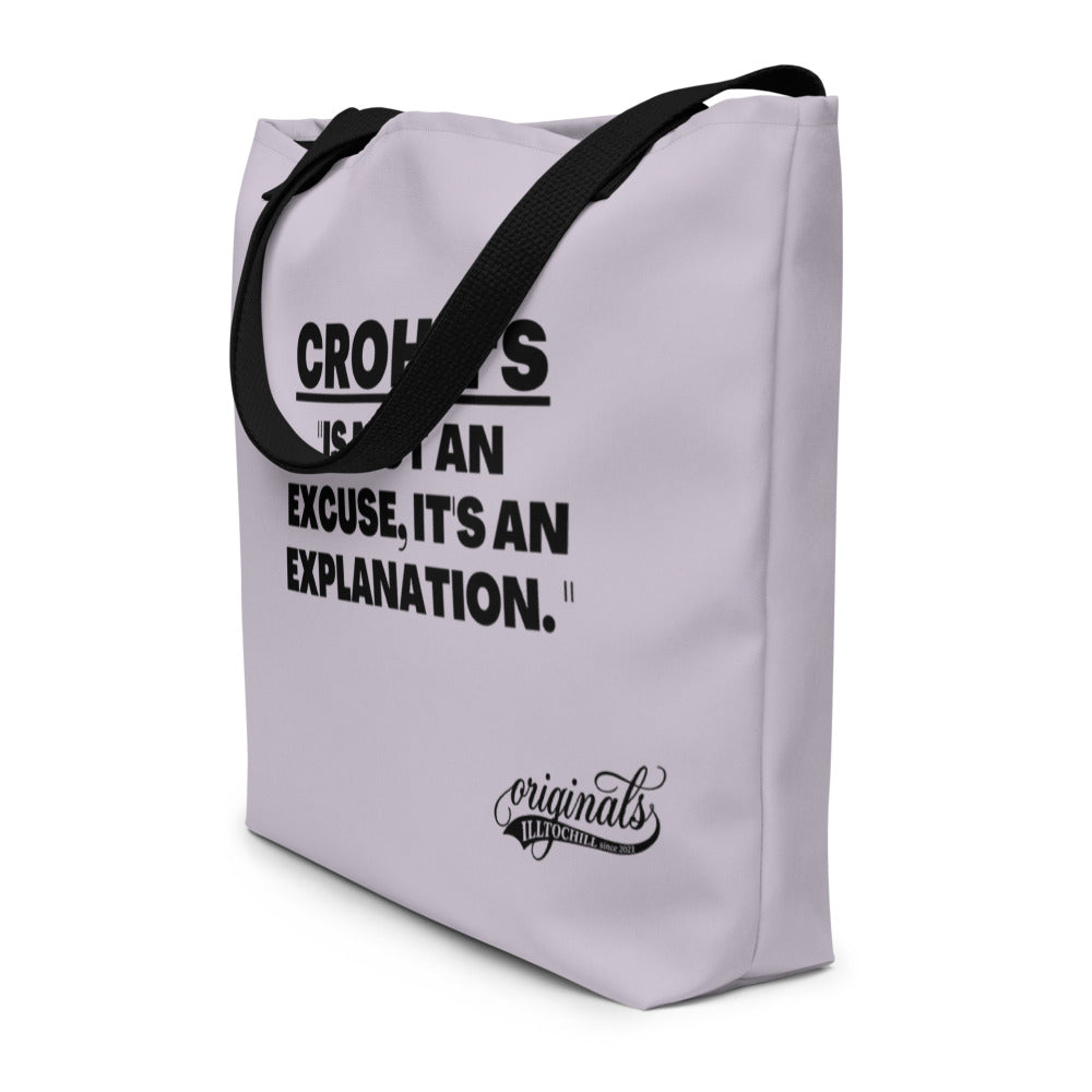 ILLTOCHILL Crohn's Tote Bag