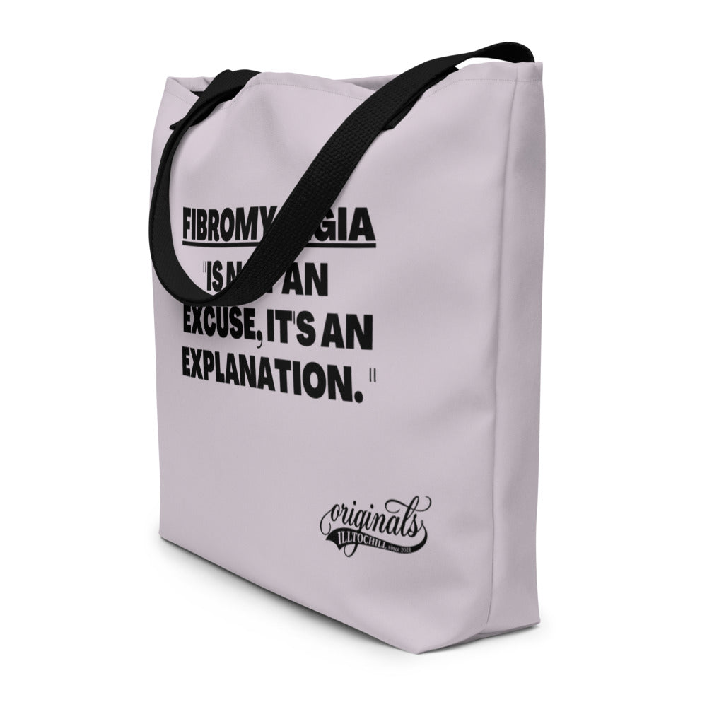 ILLTOCHILL Fibromyalgia Tote Bag