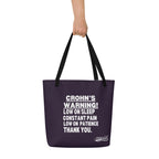 ILLTOCHILL Crohn's Tote Bag