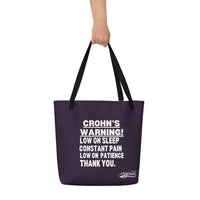 ILLTOCHILL Crohn's Tote Bag
