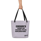 ILLTOCHILL Crohn's Tote Bag