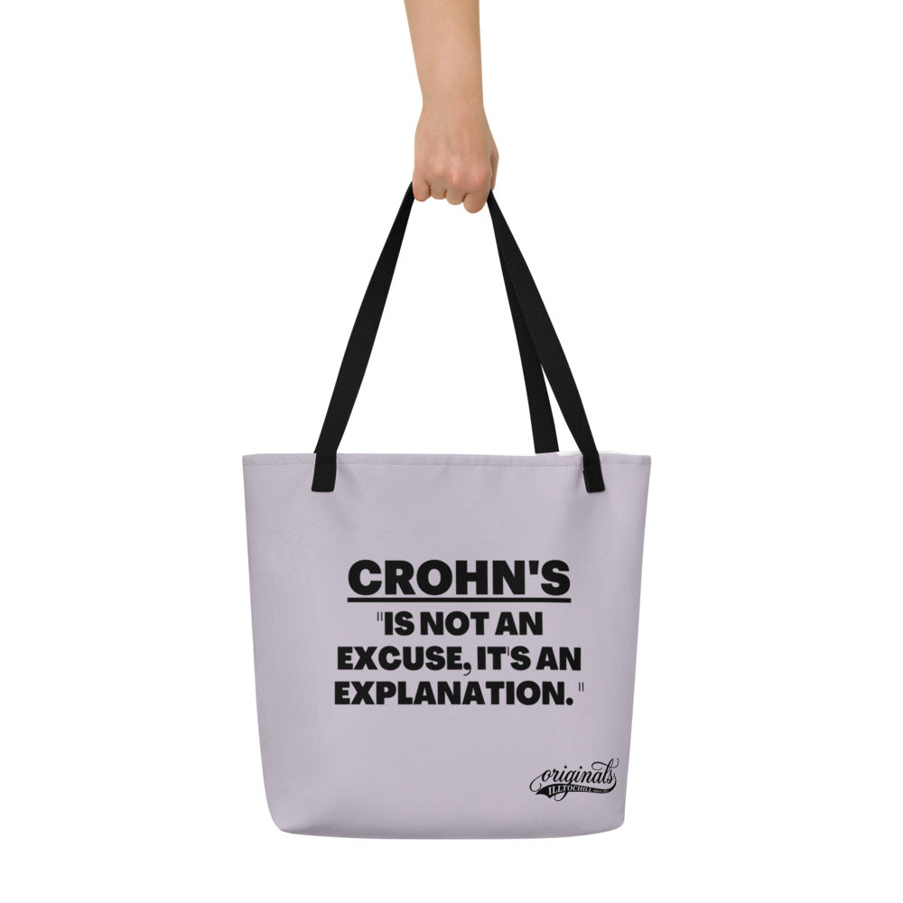 ILLTOCHILL Crohn's Tote Bag