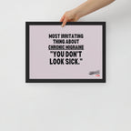ILLTOCHILL Migraine Poster