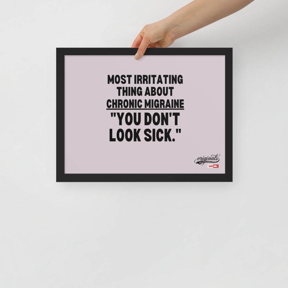 ILLTOCHILL Migraine Poster