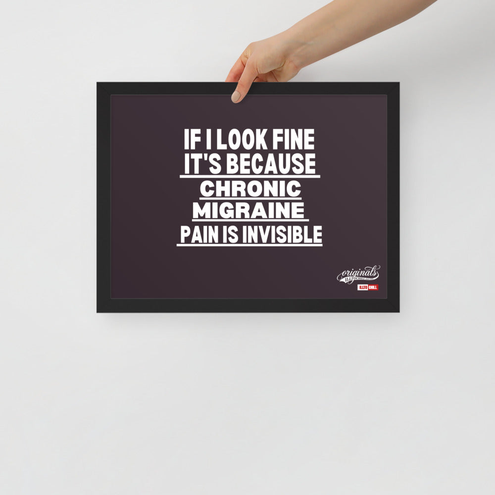 ILLTOCHILL Migraine Poster