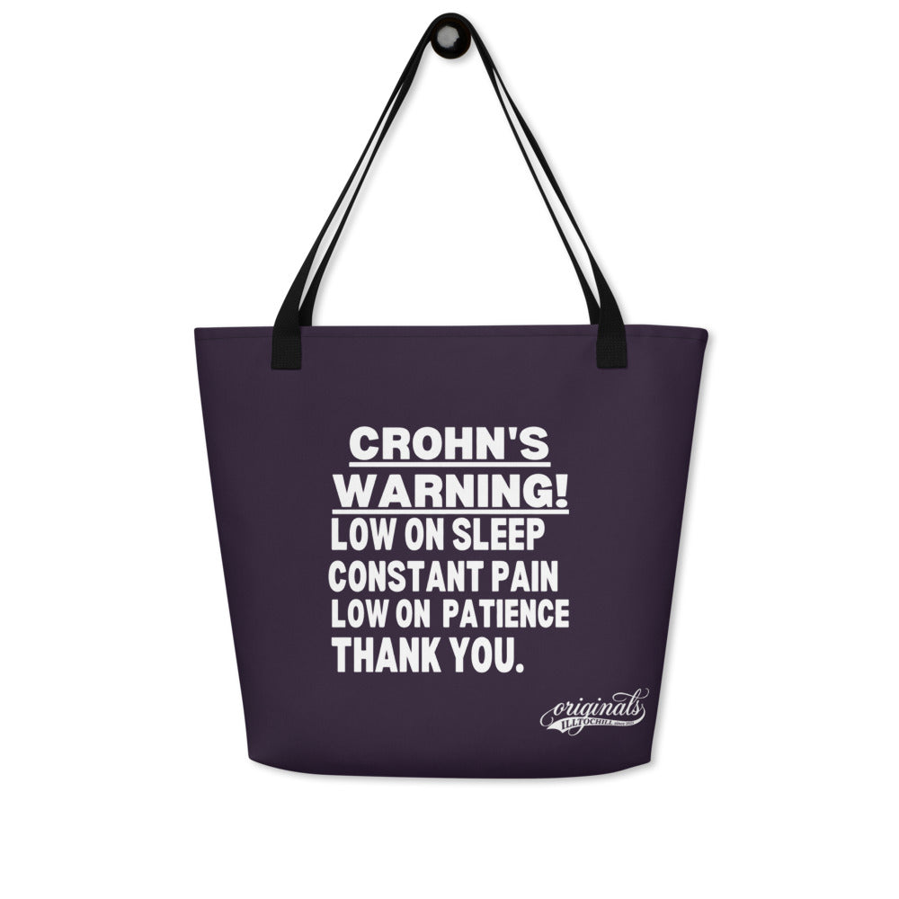 ILLTOCHILL Crohn's Tote Bag