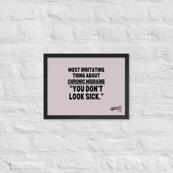 ILLTOCHILL Migraine Poster