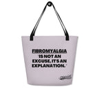 ILLTOCHILL Fibromyalgia Tote Bag