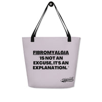 ILLTOCHILL Fibromyalgia Tote Bag