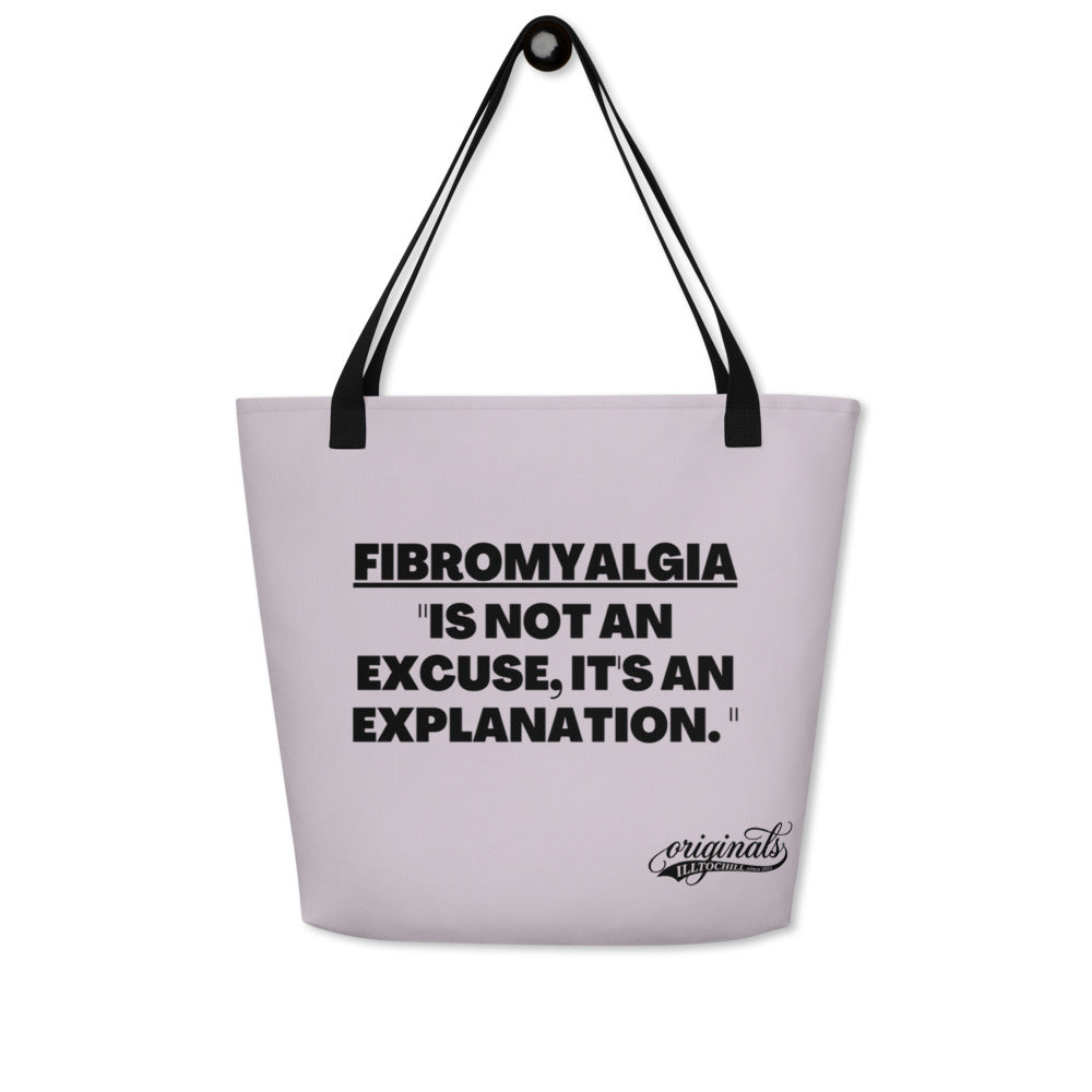 ILLTOCHILL Fibromyalgia Tote Bag