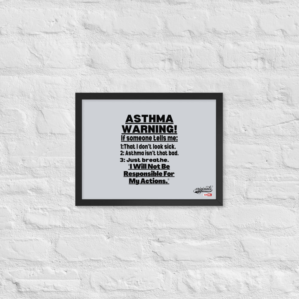 ILLTOCHILL Asthma Poster