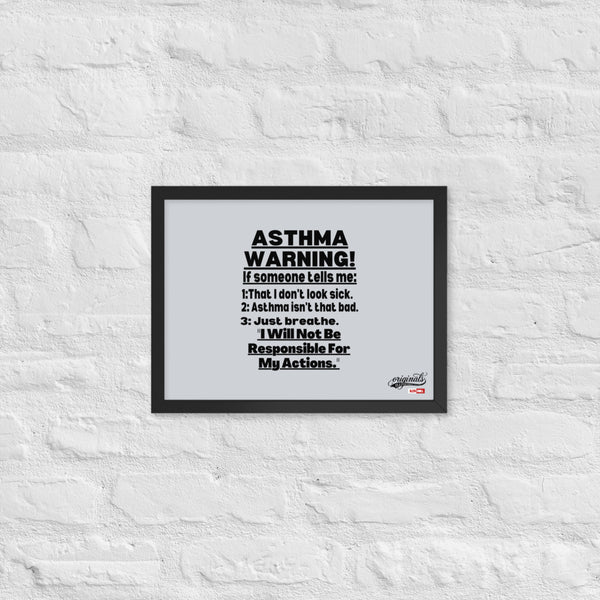 ILLTOCHILL Asthma Poster