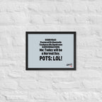 ILLTOCHILL POTS Poster