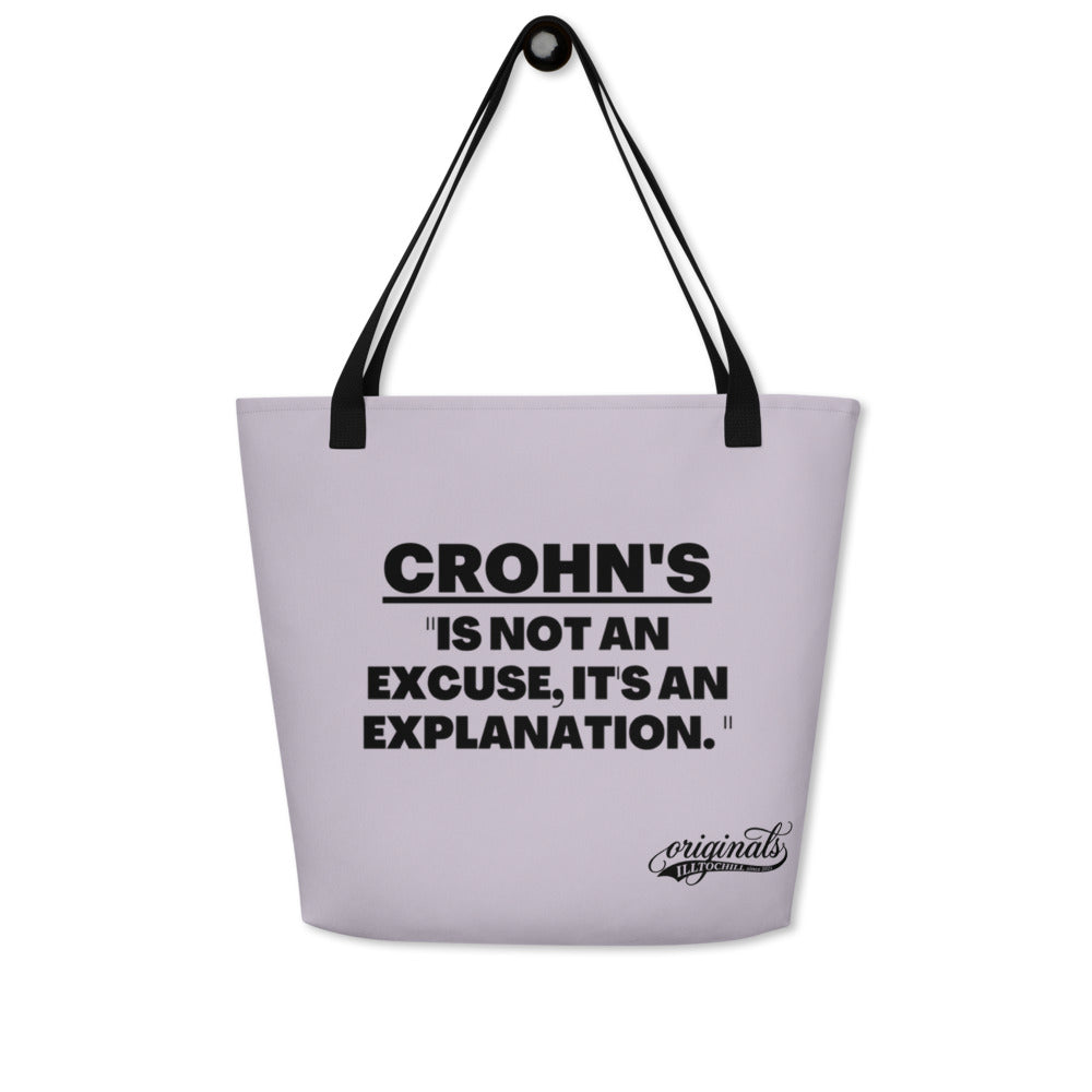 ILLTOCHILL Crohn's Tote Bag