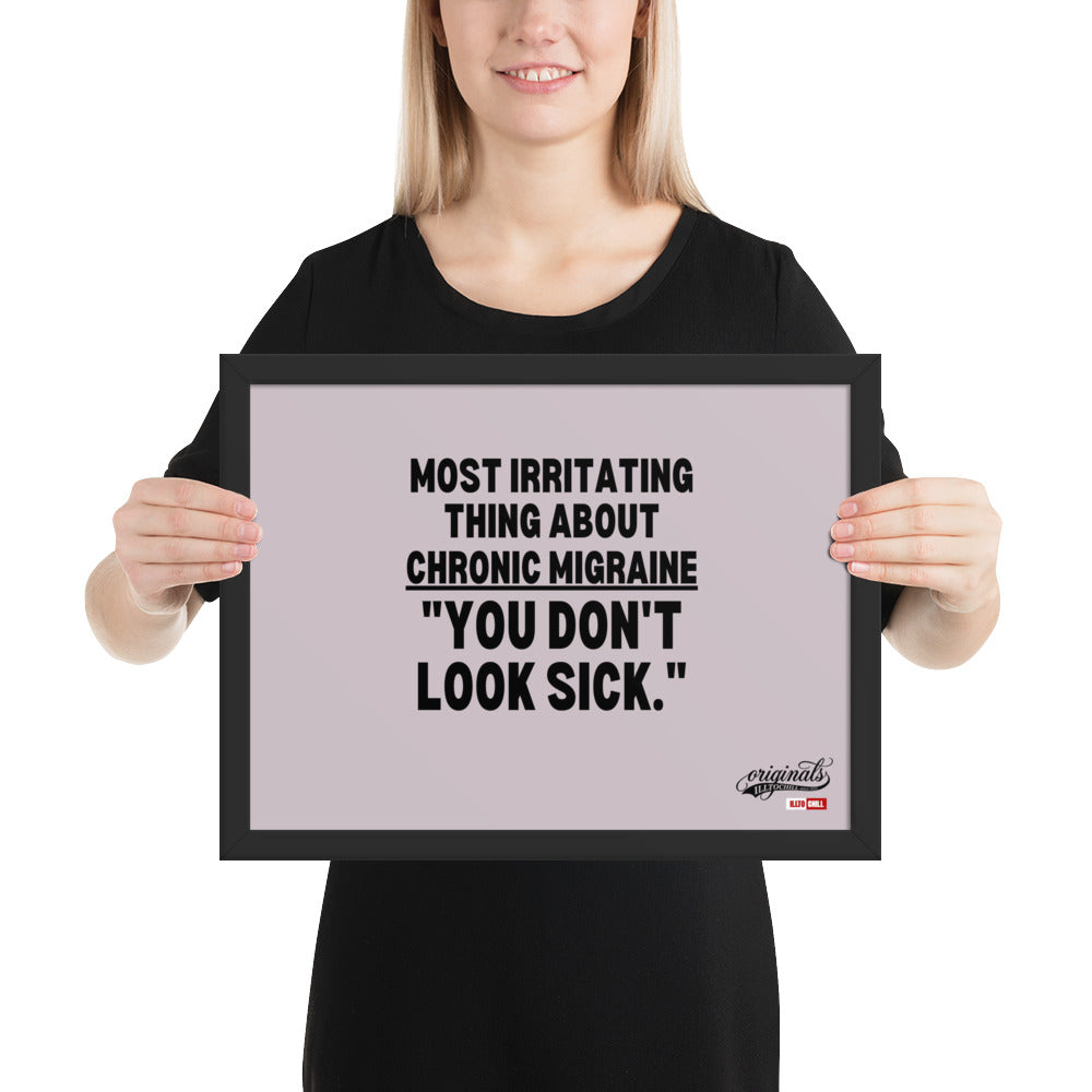 ILLTOCHILL Migraine Poster