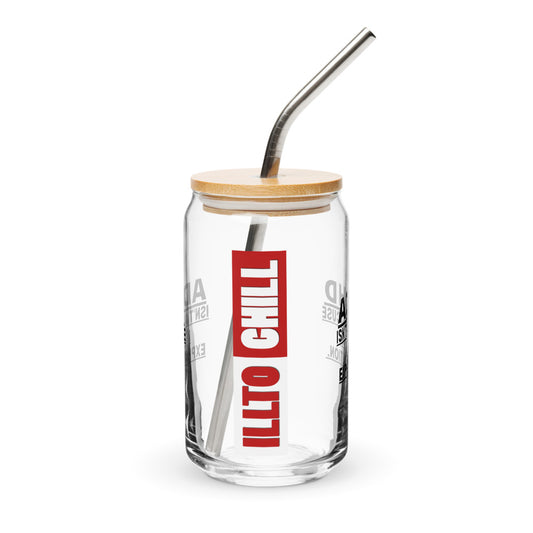 ILLTOCHILL Attention deficit hyperactivity disorder support ADHD is not an excuse gift Can-Shaped Glass.