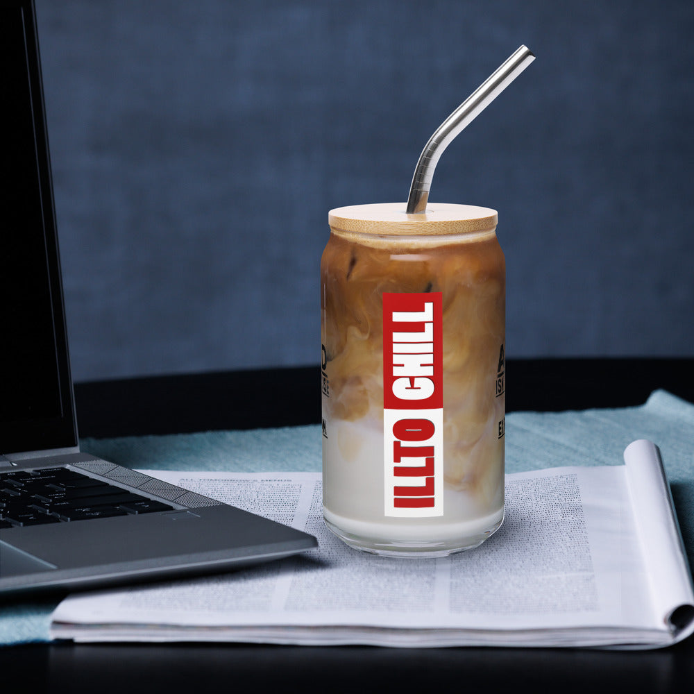 ILLTOCHILL Attention deficit hyperactivity disorder support ADHD is not an excuse gift Can-Shaped Glass.