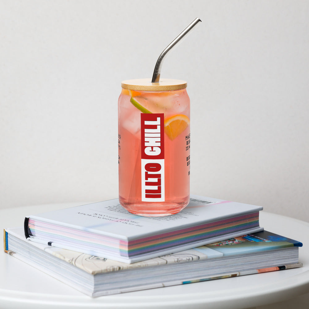 ILLTOCHILL CM Chiari Malformation Bigger brain Bigger problem Gift Can-Shaped Glass.