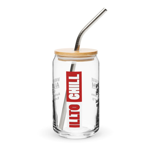 ILLTOCHILL Autism awareness Ordinary activities take extraordinary efforts autistic support gift Can-Shaped Glass.