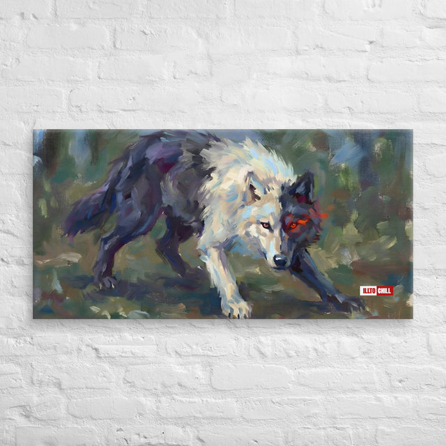 Bipolar Canvas Wall Art – Visual Identity Statement for Mental Health Awareness by ILLTOCHILL