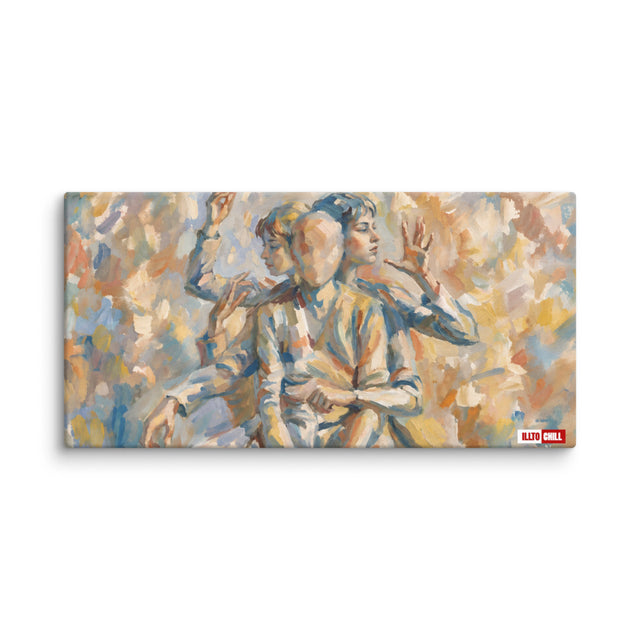 Chaos Brain Energy Tourette Syndrome Canvas – ILLTOCHILL Identity Decor
