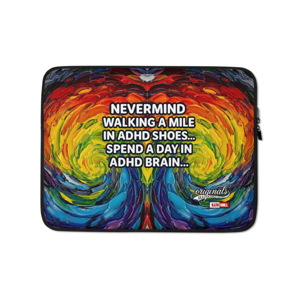 Carry The Chaos ADHD Laptop Sleeve — Awareness | ILLTOCHILL