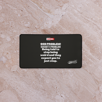OCD at the Desk: Neurodivergent Pride Desk Mat for Every Intrusive Thinker | ILLTOCHILL