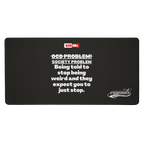 OCD at the Desk: Neurodivergent Pride Desk Mat for Every Intrusive Thinker | ILLTOCHILL
