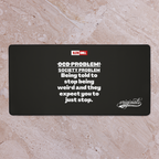 OCD at the Desk: Neurodivergent Pride Desk Mat for Every Intrusive Thinker | ILLTOCHILL