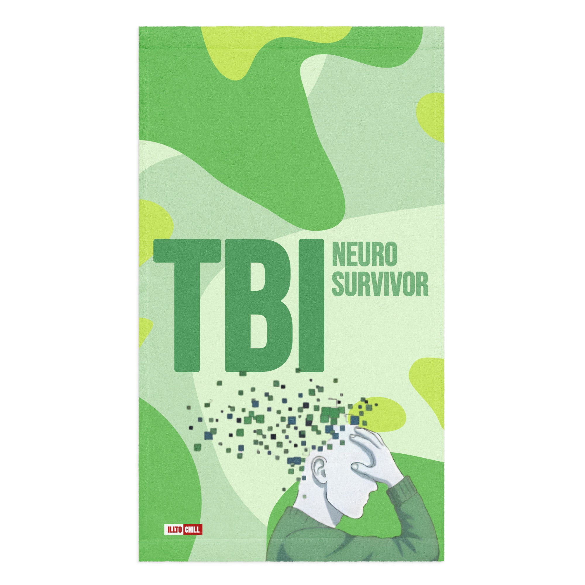 Daily Reset Brain Mode TBI Hand Towel ILLTOCHILL Everyday Utility Use