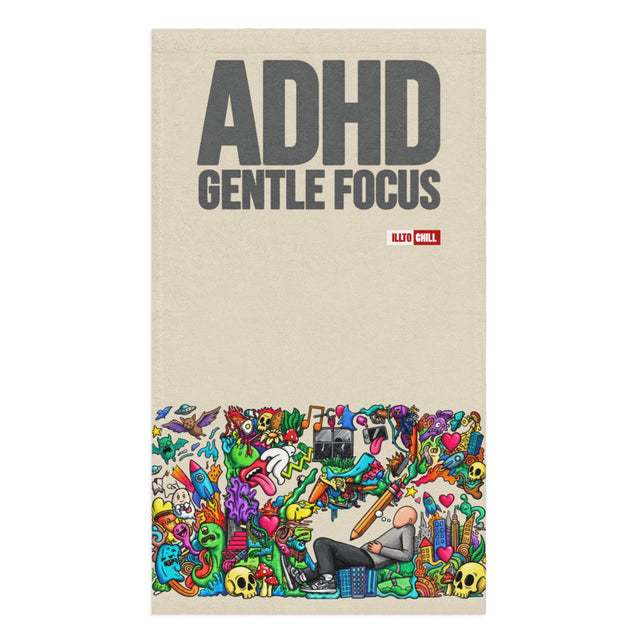 Daily Reset ADHD Awareness Hand Towel – Bold | ILLTOCHILL